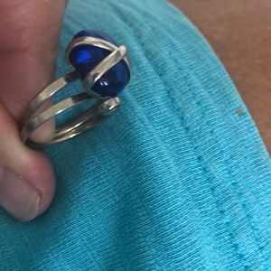 Handmade silver ring